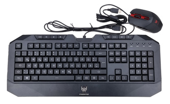 NEW ACER PREDATOR USB KEYBOARD AND MOUSE GERMAN