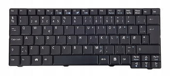 KLAWIATURA ACER ASPIRE ONE A110 A150 D150 D250 531 ZG5 DUŃSKA
