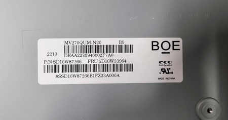 NEW MATRIX 27" MV270QUM-N20 ACER B276HKBQ B277K VG270K 3840×2160