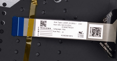 NOWA OBUDOWA KLAWIATURA ACER NITRO AN517-54 RTX 3070 FRANCUSKA