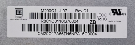 NOWA MATRYCA 20" CHI MEI M200O1-L07 1600x900 CCFL