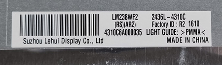NEW 23.8" LM238WF2-RSAR2 ACER R241Y IPS MATRIX