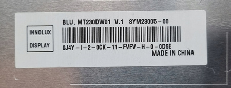 MATRIX 23" INNOLUX MT230DW01-V1 1920x1080