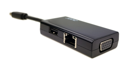 NOWY ADAPTER KABEL THUNDERBOLT DO VGA LAN USB