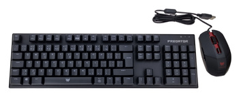 NEW ACER PREDATOR USB KEYBOARD AND MOUSE CZECH