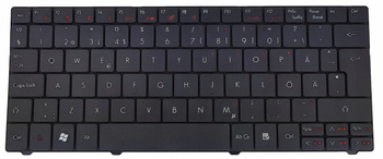 PACKARD BELL DOT M MRU MU VR46 DOTMA SWEDISH KEYBOARD