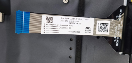 NOWA KLAWIATURA OBUDOWA ACER HELIOS 300 PH317-55 ANGIELSKA UK