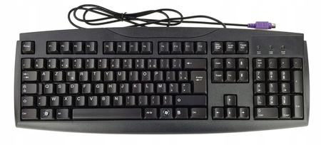 NEW PS/2 KEYBOARD FOR COMPUTER FRENCH