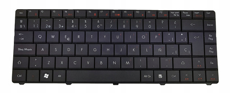 NOWA KLAWIATURA PACKARD BELL NJ31 NJ32 NJ65 NJ66 HISZPAŃSKA