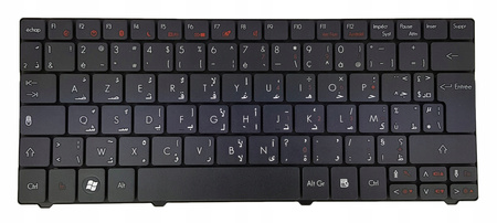 NOWA KLAWIATURA PACKARD BELL DOT M MRU MU VR46 ZA5 DOTM FRANCUSKO-ARABSKA