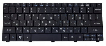 KEYBOARD ACER ASPIRE ONE 521 522 532 533 D255 D255E D257 D260 D270 E100 HEBREW