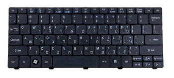 KLAWIATURA ACER ASPIRE ONE 521 522 533 D255 D255E D257 D260 D270 E100 HEBRAJSKA