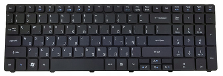 KLAWIATURA ACER ASPIRE 5340 5536 5738 5740 5750 HEBRAJSKA