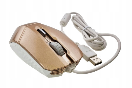 MYSZ ACER PREDATOR SM-9627 USB BIAŁO-ZŁOTA