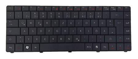NOWA KLAWIATURA PACKARD BELL NJ31 NJ32 NJ65 NJ66 GATEWAY NV42 NV44 NV48 NIEMIECKA