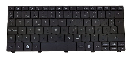 KLAWIATURA ACER ASPIRE ONE 521 522 533 D255 D255E D257 D260 D270 E100 HISZPAŃSKA
