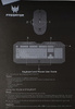 NEW ACER PREDATOR USB KEYBOARD AND MOUSE ENGLISH