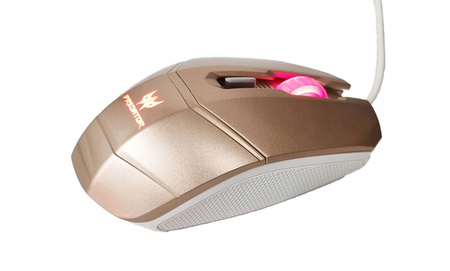 MYSZ ACER PREDATOR SM-9627 USB BIAŁO-ZŁOTA