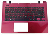 NOWA OBUDOWA KLAWIATURA ACER ASPIRE E5-411 E5-421 E5-471 E5-472 US CZERWONA