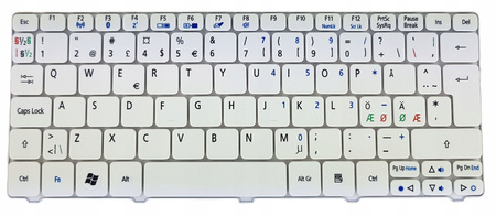 KEYBOARD ACER ASPIRE ONE D255 D255E D257 D260 D270 521 522 533 NORWEGIAN
