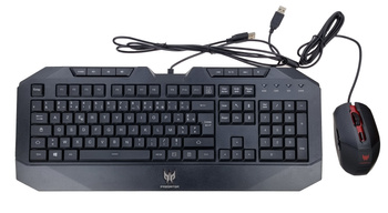 NEW ACER PREDATOR USB KEYBOARD AND MOUSE FRENCH