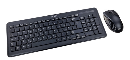 KLAWIATURA I MYSZ BEZPRZEWODOWA ACER HEBRAJSKA