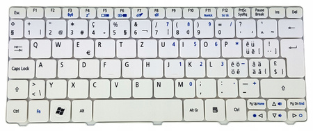 KLAWIATURA ACER ASPIRE ONE D255 D255E D257 D260 D270 521 522 533 SZWAJCARSKA