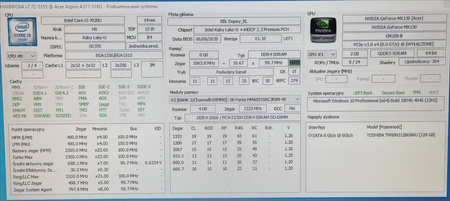 ACER ASPIRE A317-51KG i3-7020U MAINBOARD EH7L1 LA-H781P