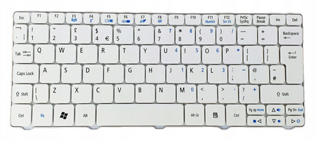 KLAWIATURA ACER ASPIRE ONE D255 D255E D257 D260 D270 521 522 533 E100 ANGIELSKA