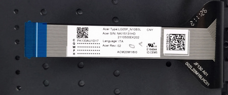 NOWA OBUDOWA KLAWIATURA ACER NITRO 5 AN515-55 RTX3060 RGB WŁOSKA