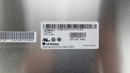 NEW 20" LG LM200WD1-TLA1 1600x900 CCFL MATRIX