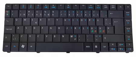 ACER TRAVELMATE 8331 8371 8431 8471 NORWEGIAN KEYBOARD