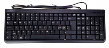 NEW ACER PS/2 KEYBOARD FOR COMPUTER NORDIC