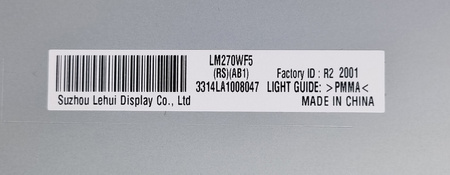 NEW 27" LM270WF5-RSAB1 ACER B277 VG270r MATRIX 1920 x 1080