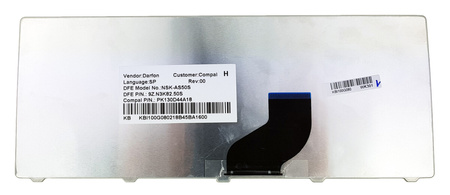 KLAWIATURA ACER ASPIRE ONE 521 522 533 D255 D255E D257 D260 D270 E100 HISZPAŃSKA