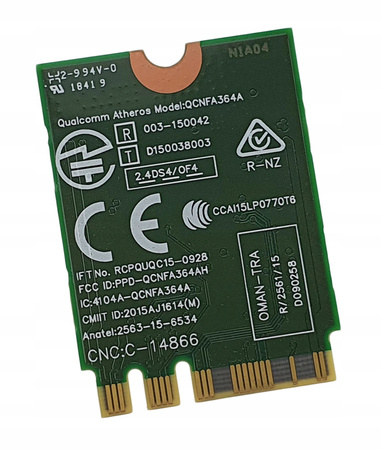 NOWA KARTA WIFI Killer Wireless-AC 1535 M2 AC + BT