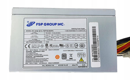 NOWY ZASILACZ ATX FSP FSP750-80APG 750W