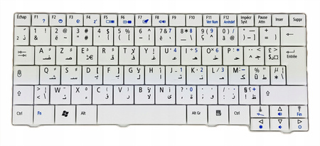 KEYBOARD ACER ASPIRE A110 A150 D150 D250 531 ZG5 FRENCH-ARAB
