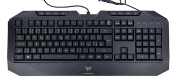 NEW ACER PREDATOR USB KEYBOARD CZECH