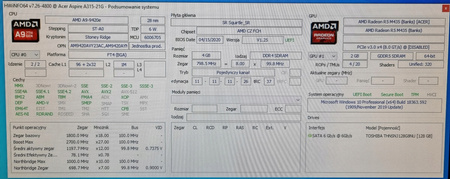 PŁYTA GŁÓWNA ACER ASPIRE A315-21G DAZASMB18C0
